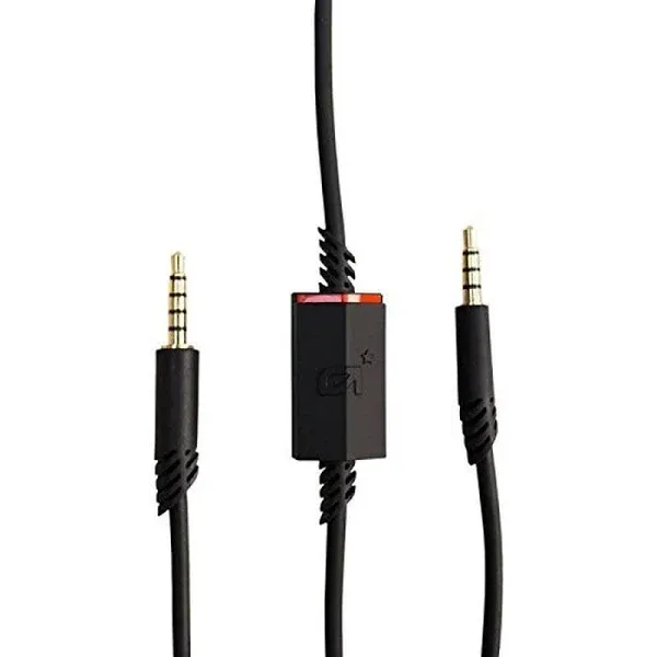 2.0m A40TR Inline Mute Cable with Mute Function, Also Working for Astro A10/A40 Headset