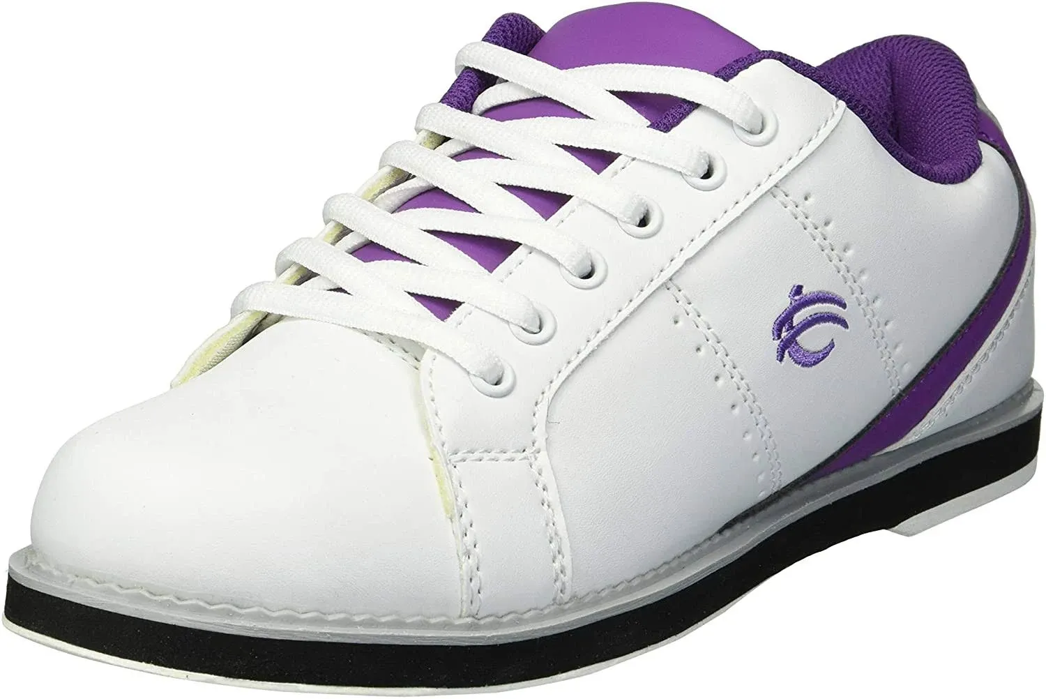 BSI Womens Classic Bowling Shoes White/Purple