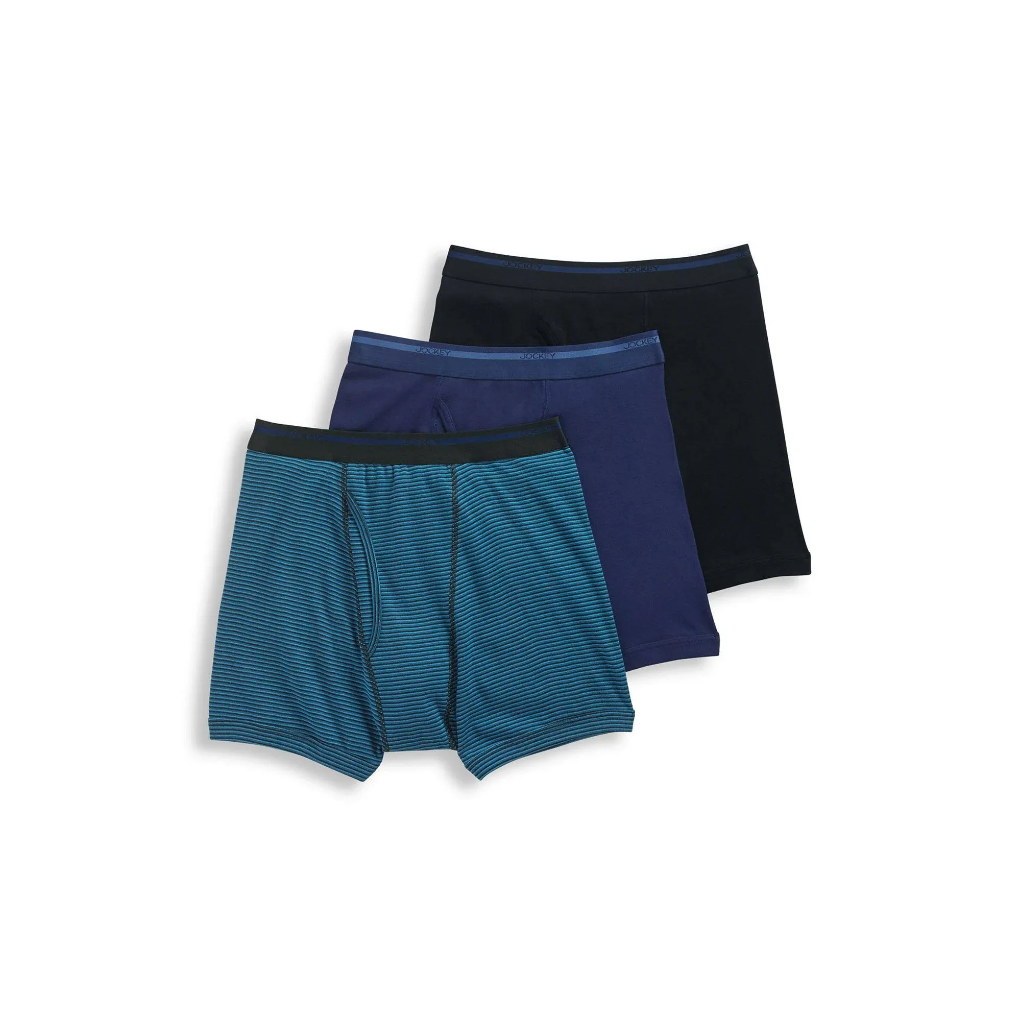 Jockey Men's 3 Pack Boxer Briefs