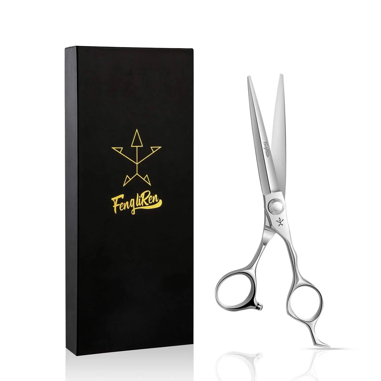 High-end Professional Extremely Very Sharp Barber Hair Cutting Scissors Hairdresser Shears For Hair 5 Inch Haircut Scissor Made Of Stainless Steel Alloy For Hairdressing Salon and Home Use