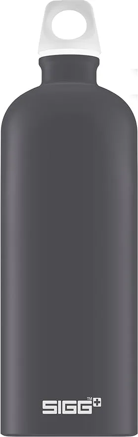 SIGG - Aluminum Water Bottle - Lucid Grey Touch - Climate Neutral Certified - Suitable For Carbonated Beverages - Leakproof & Lightweight - BPA Free - 35 oz, Shade