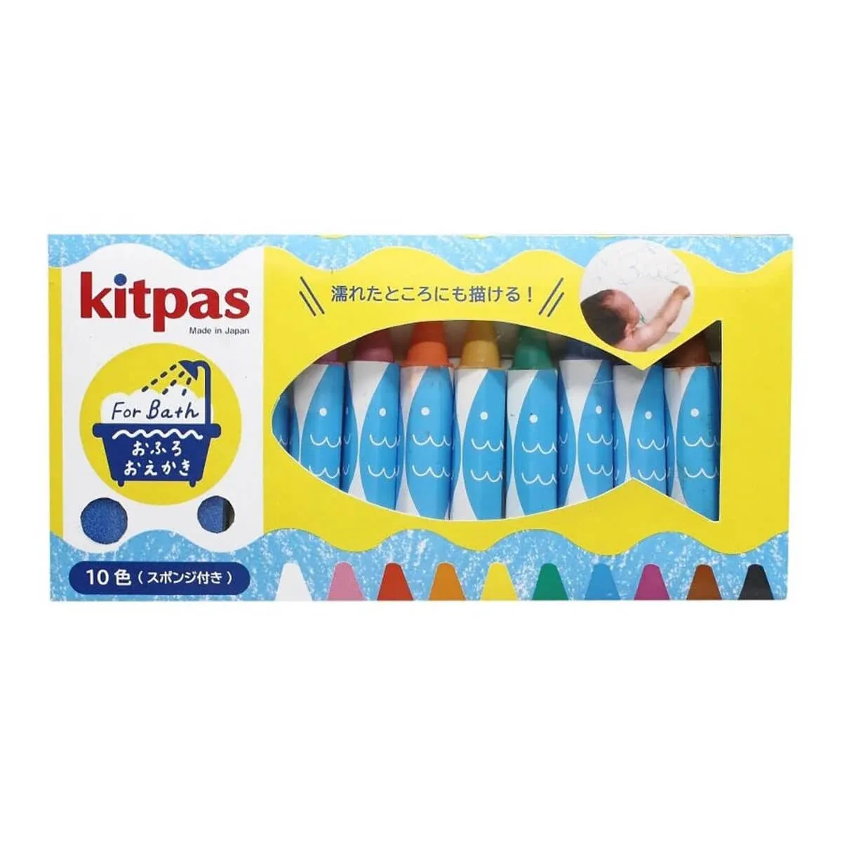 Kitpas for Bath 10 Colors with Sponge