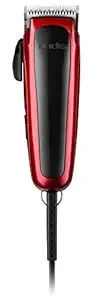 Andis 75360 Adjustable Blade Clipper Easy Cut 20-Piece Haircutting Kit, Red/Black 