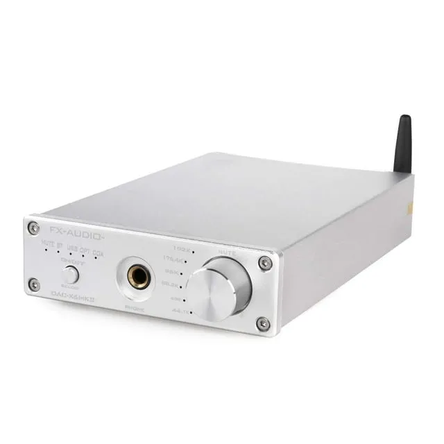 FX-Audio DAC-X6 MKII Bluetooth 5.0 Digital Audio Decoder DAC 24-bit/192kHz USB/Coaxial/Optical Headphone Amp Mini HiFi Pre-Amplifier