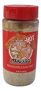 Meat Church Honey Hog Hot BBQ Rub and Seasoning for Meat and Vegetables, Gluten Free, 13 Ounces