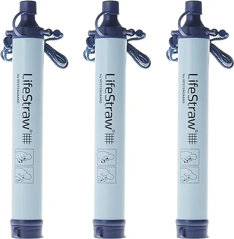 Lifestraw Personal Water Filter for Hiking, Camping, Travel, and Emergency Preparedness