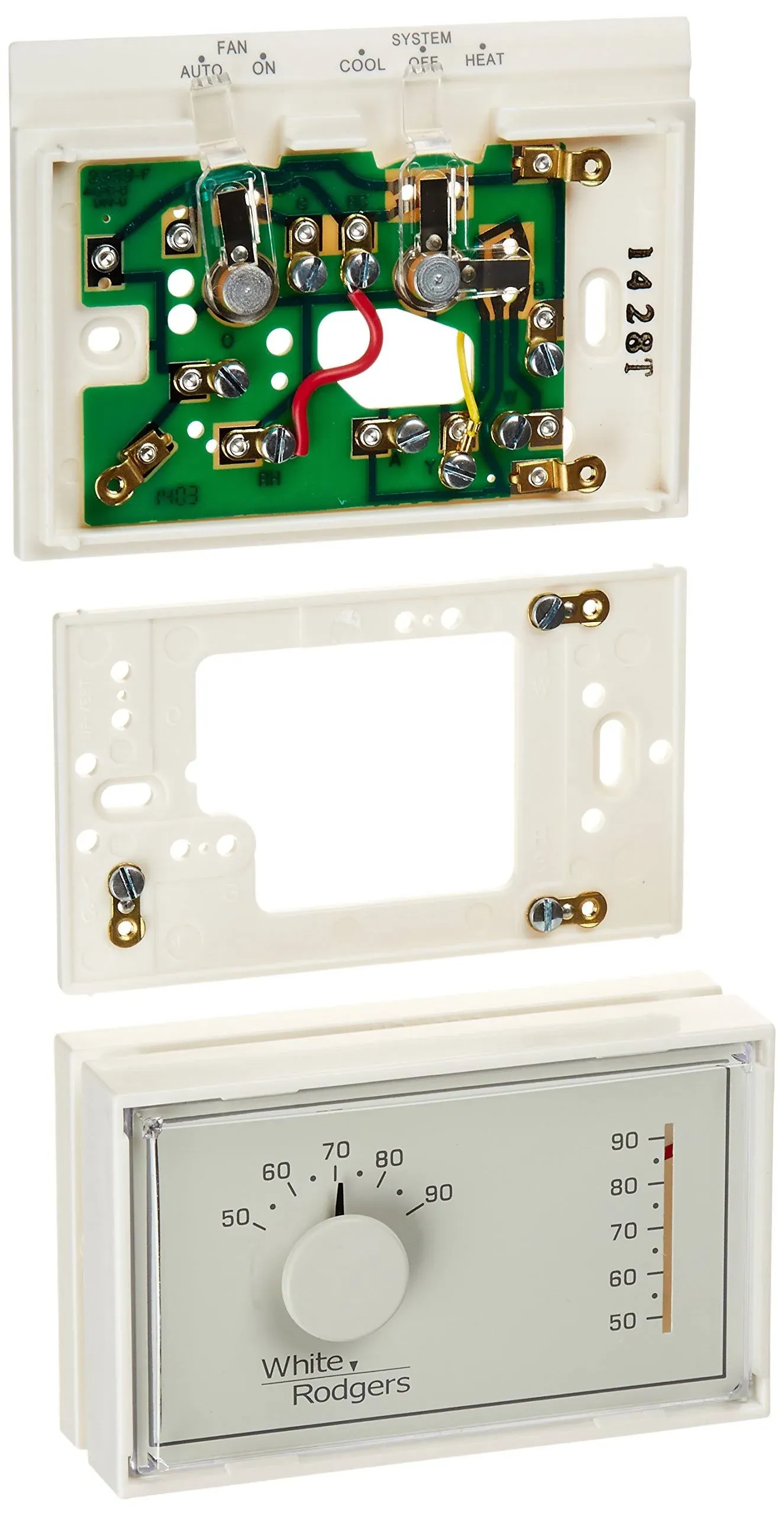 White Rodgers Heating-Coolin<wbr/>g Thermostat (1F56N-444)