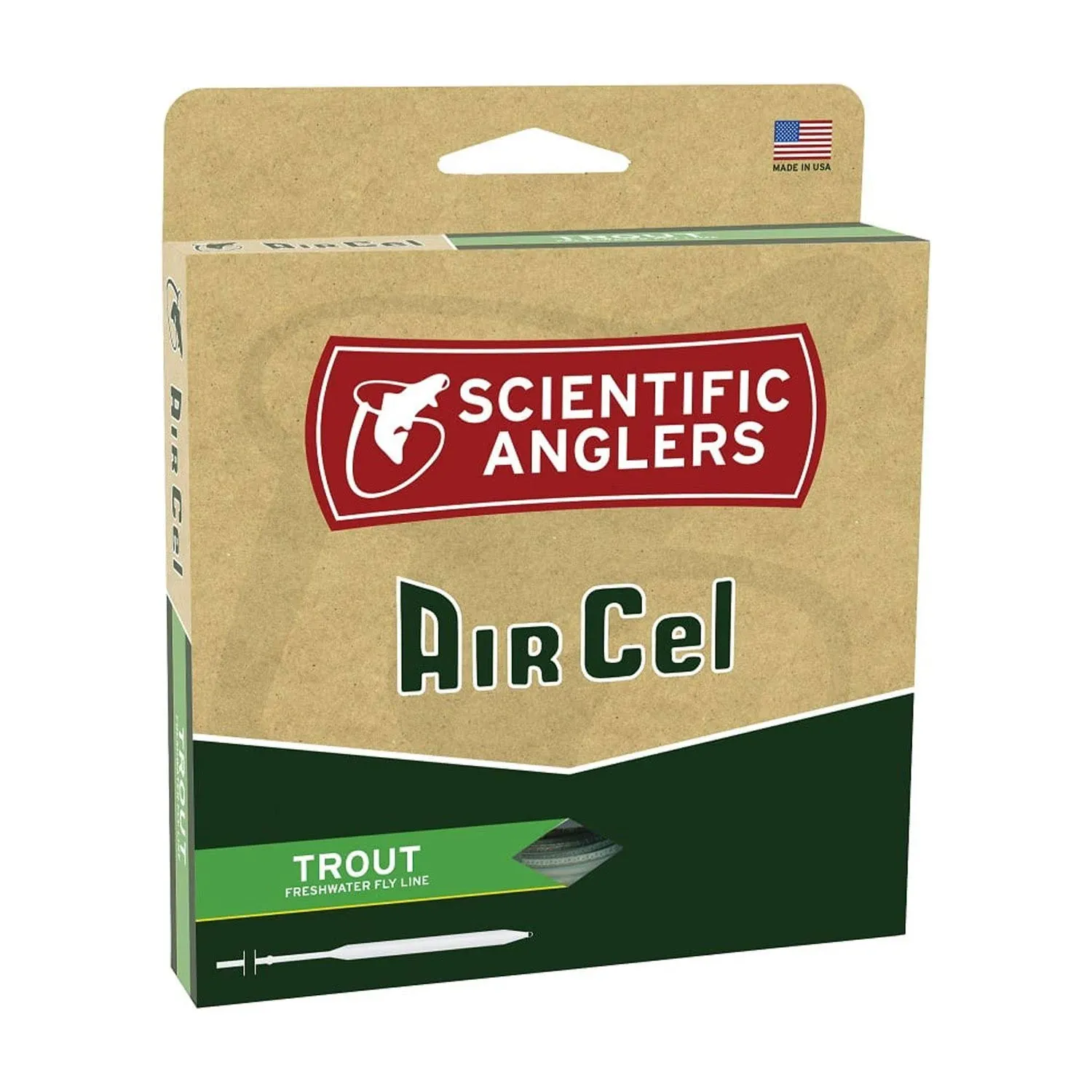 Scientific Anglers Aircel Floating Trout Fly Line, Green