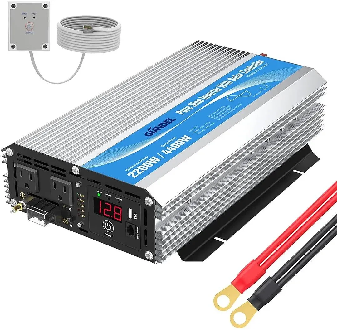 GIANDEL Pure Sine Wave Power Inverter 2200Watt