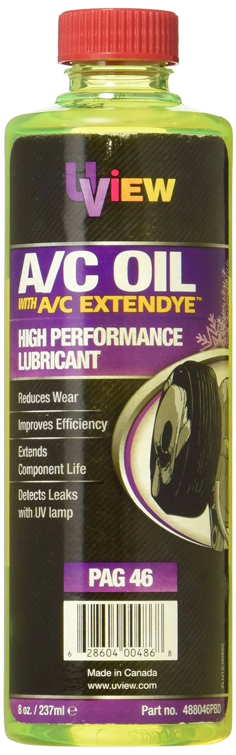 PAG 46 Oil with A/C ExtenDye UVIEW 488046PBD