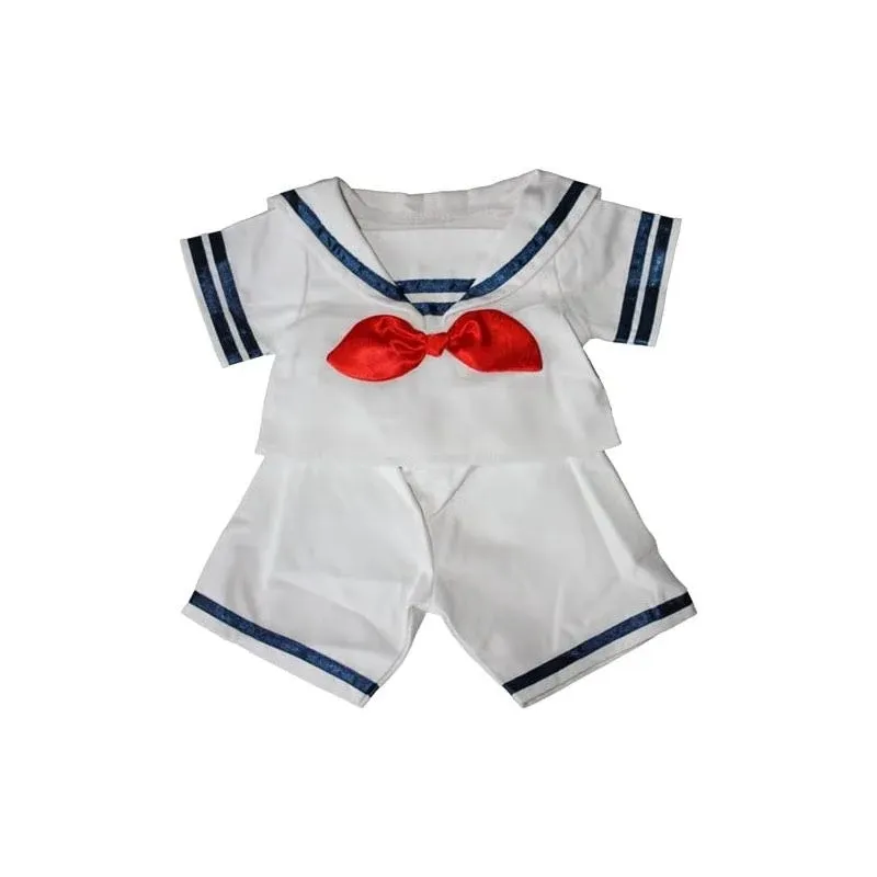 Sailor Boy Girl Outfit for Teddy Bear Clothes Build-a-bear