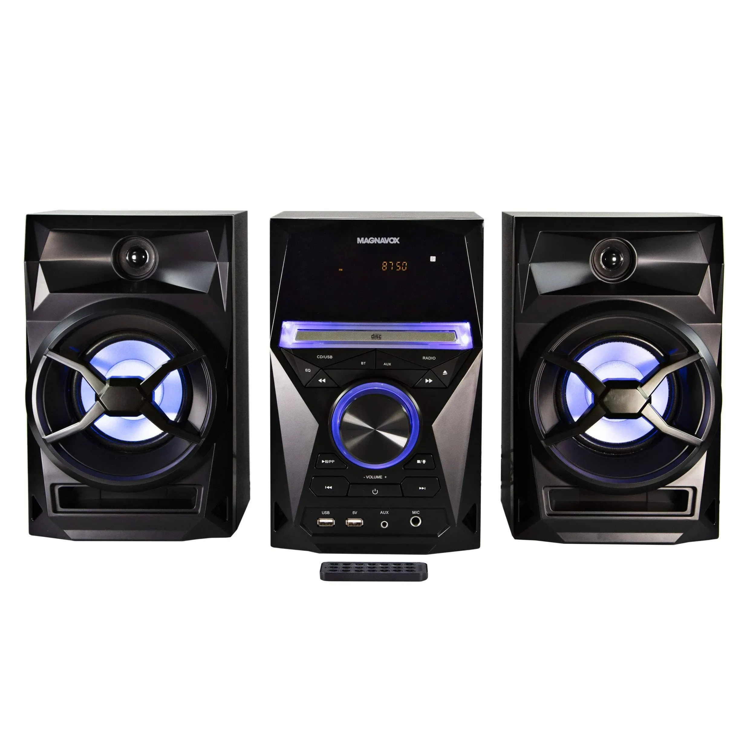 Magnavox MM441 3-Piece CD Shelf System with Digital PLL FM Stereo Radio ...