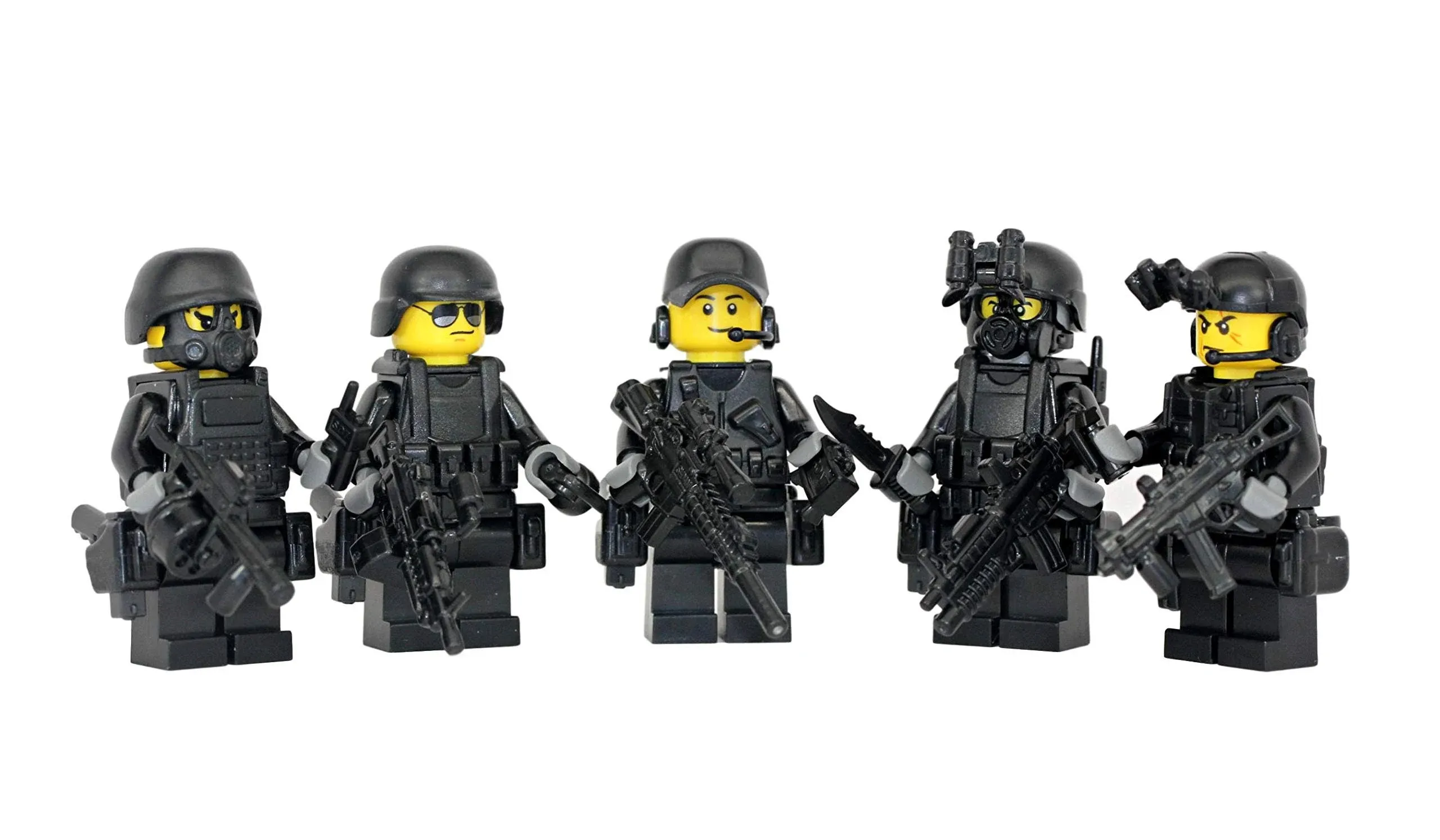 Special Forces Squad US Military Soldiers - Modern Brick Warfare Custom Minifigure