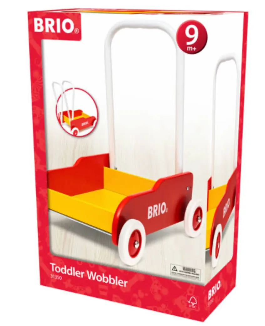 BRIO Toddler Wobbler red/yellow Walker Toy