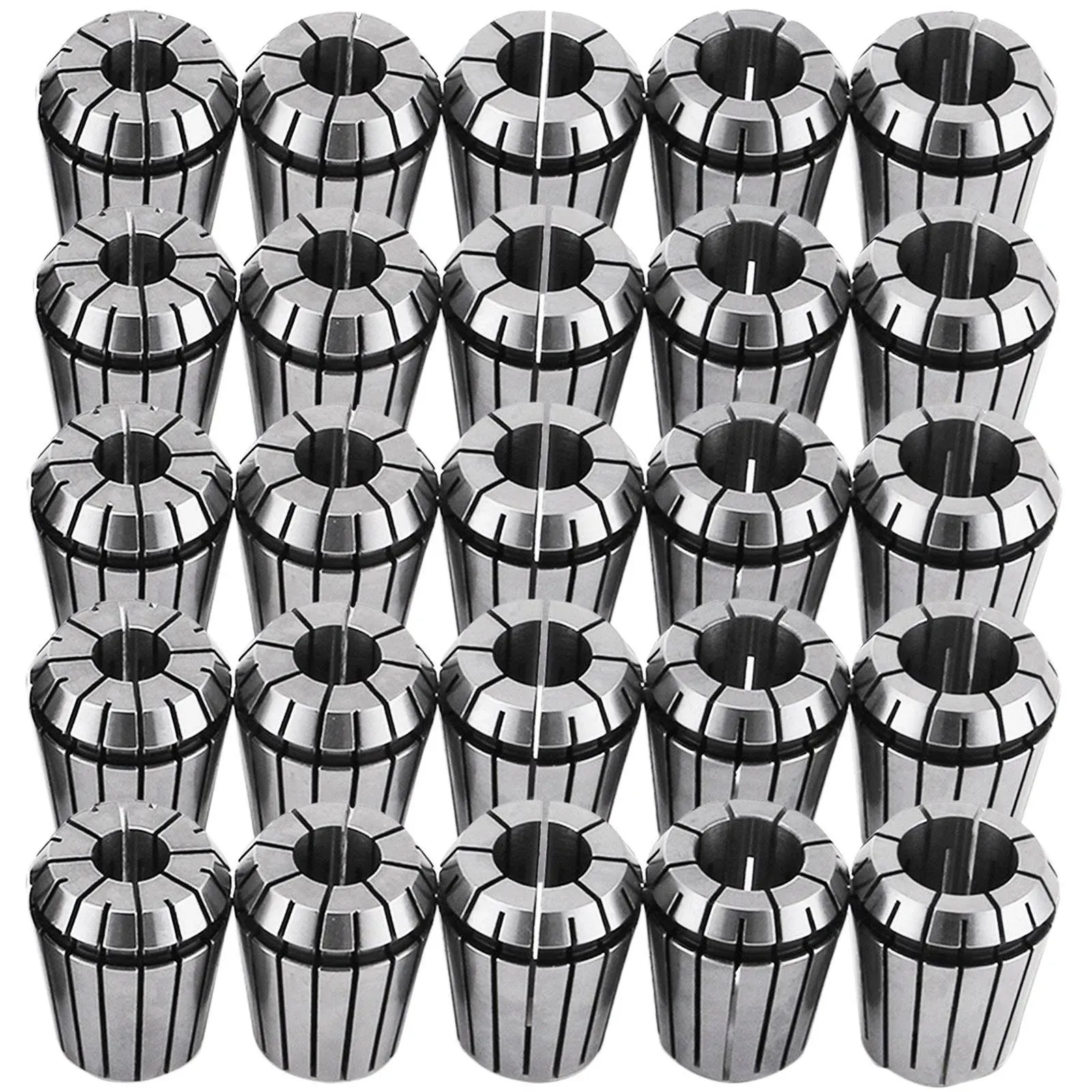 VEVOR 25 Pcs ER32 Collet Set from 1/16&#034; to 3/4&#034; for High Accurate CNC Lathe