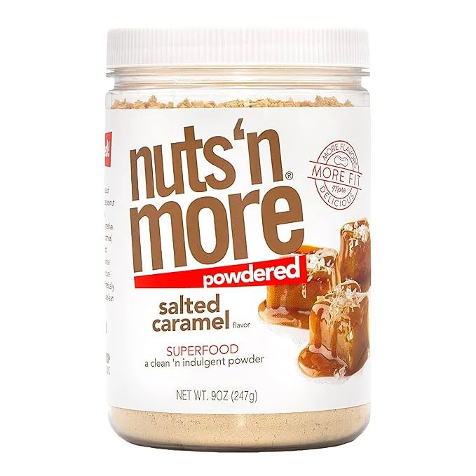 Nuts ‘N More Cinnamon Toast Peanut Butter Powder, All Natural Keto Snack, Low ...