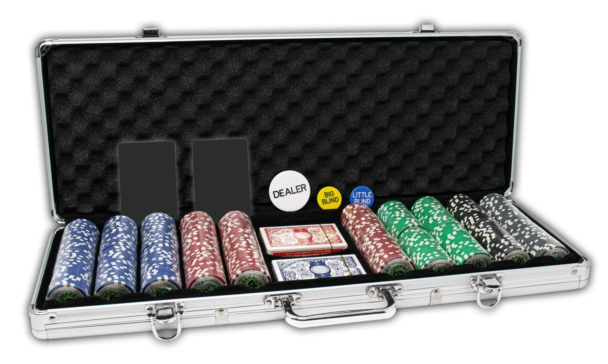 Da Vinci Professional Casino Del Sol Poker Chips Set with Case (Set of 500), 11.5gm