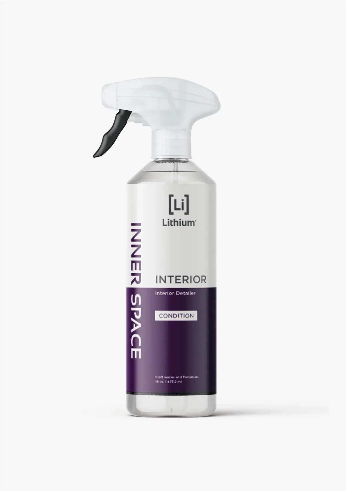 Lithium Inner Space - Interior Detailer, Conditioner, And Protectant. Revives Interiors and Keeps Them Looking New - Natural Appearance, UV Inhibitors, Low Sheen Formula.