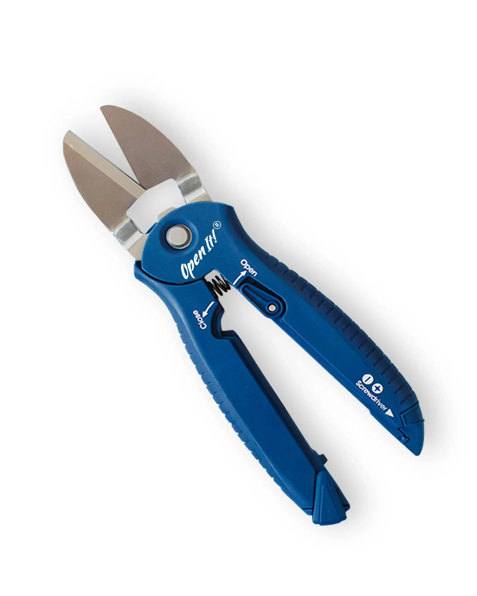 Zibra Open-It! All-in-One Multi Tool with Heavy-Duty Scissors Box Cutter ...