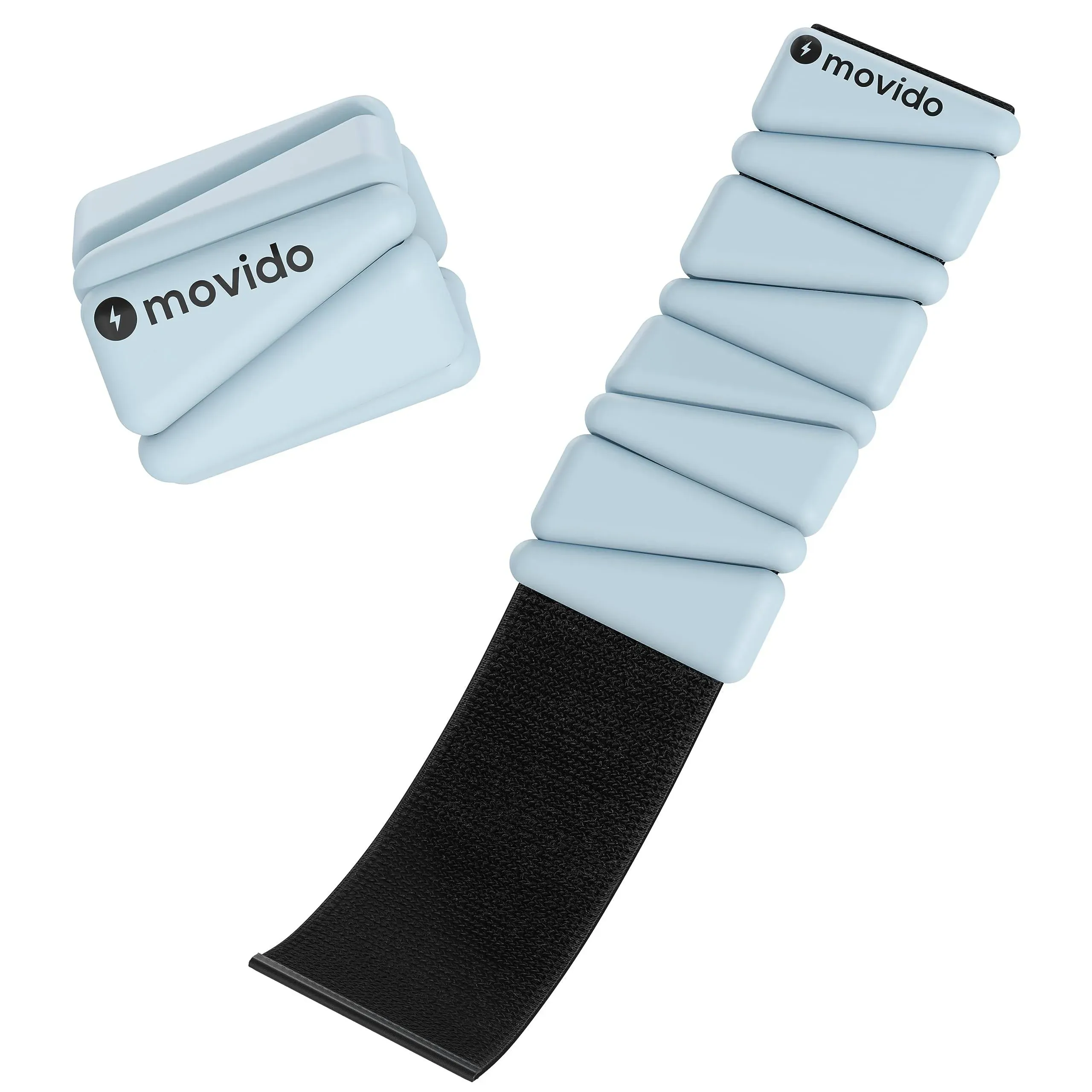 Movido Wrist and Ankle Weights | 1 lb Each (2 per Set) | Adjustable Workout ...