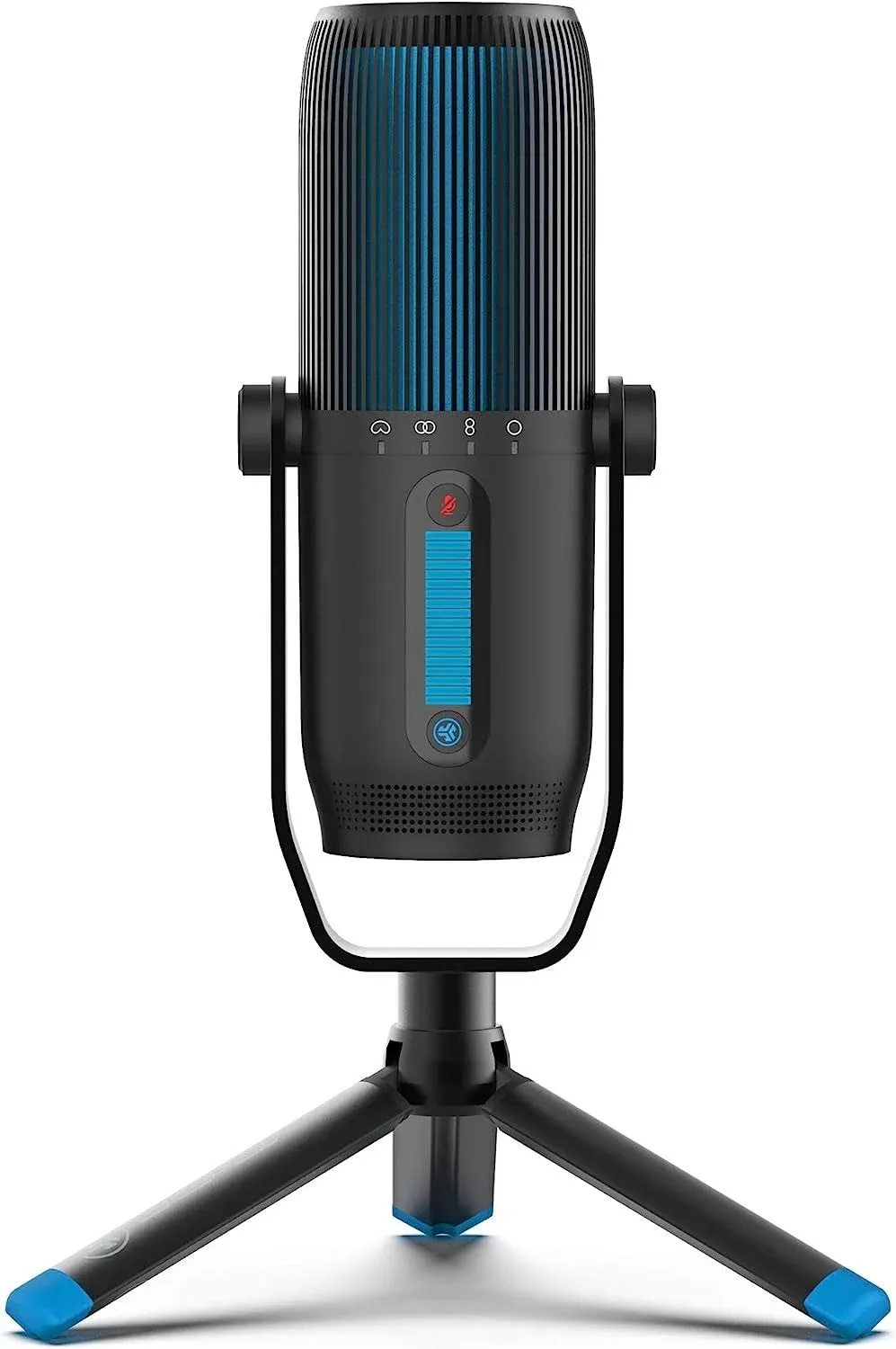 JLab Talk Pro USB Microphone | USB-C Output | Cardioid, Omnidirectional, Stereo, Bidirectional | 192k Sample Rate | 20Hz-20kHz Frequency Response | Volume, Gain Control, Quick Mute | Plug & Play