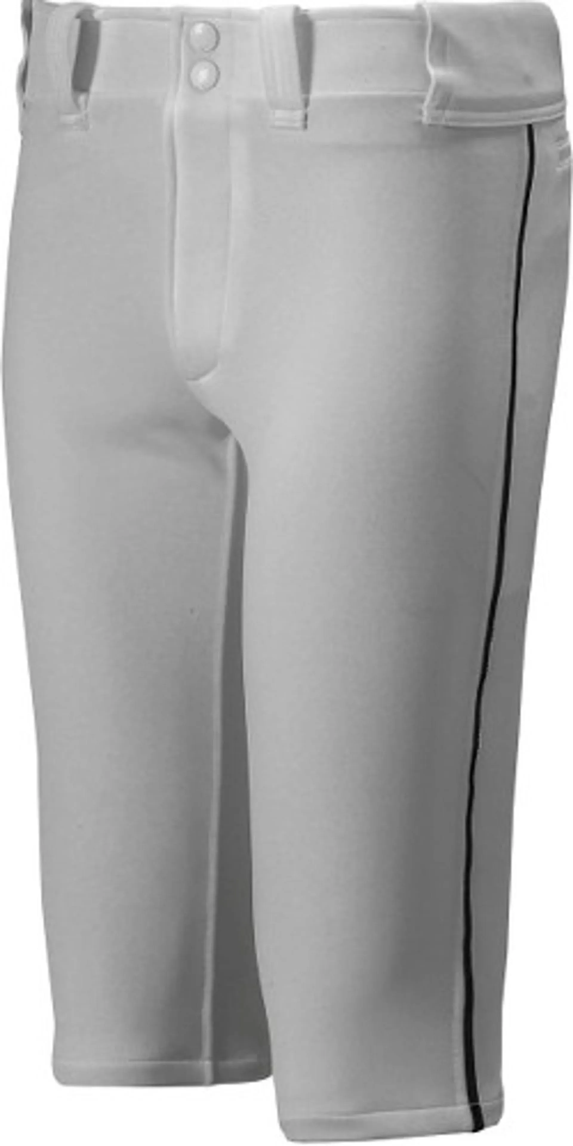 Mizuno Youth * for Premier Short Piped Pants, White/Black, 3X-Large