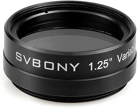 SVBONY Telescope Filter 1.25 inches Variable Polarizing Filter for Astronomical Telescope Eyepiece