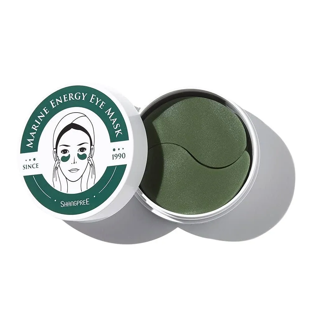 SHANGPREE Eye Mask (30 pair｜60 masks), under eye patches, Premium Korean Skin Care (Marine Energy)