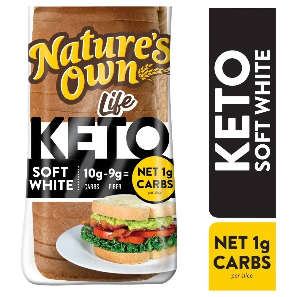 Nature's Own Soft White Keto Bread 16 oz