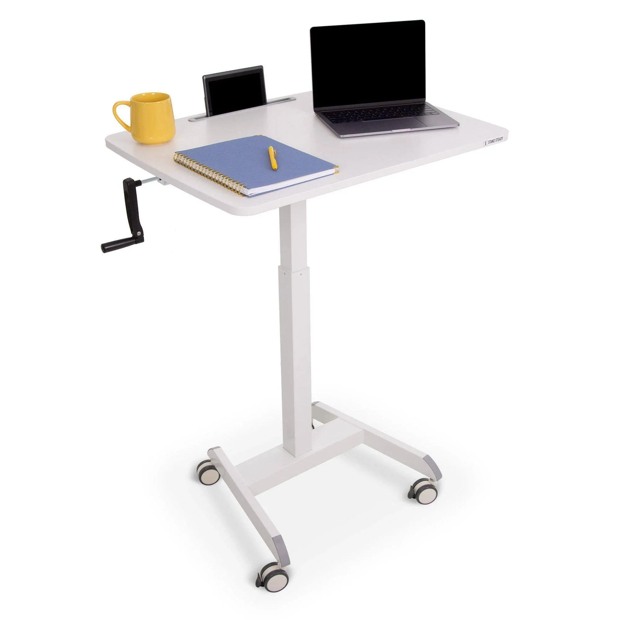 Cruizer XL Crank Mobile Standing Desk | Portable Podium 