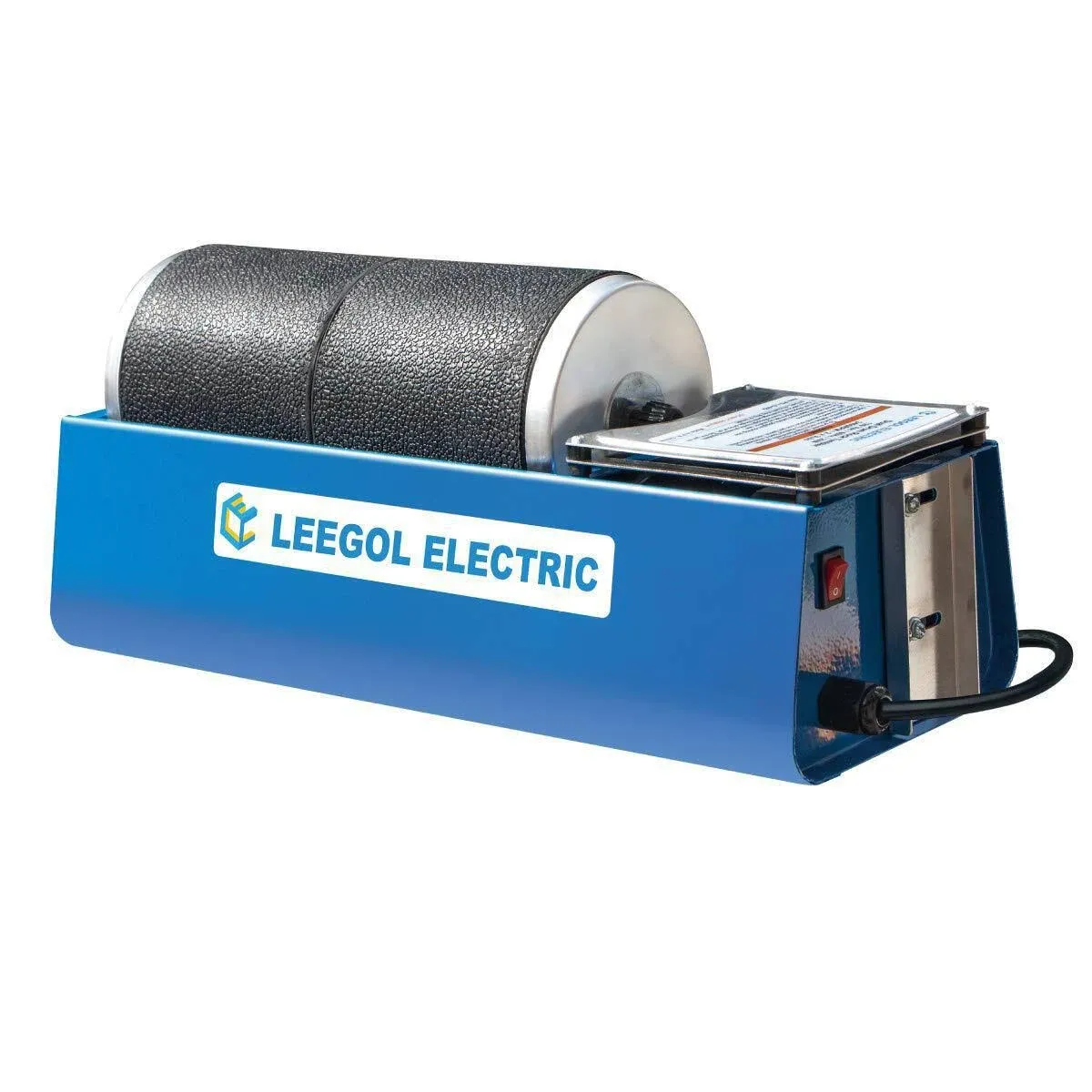 Leegol Electric Rotary Rock Tumbler Double Drum 6lb Lapidary Polisher (Double ...