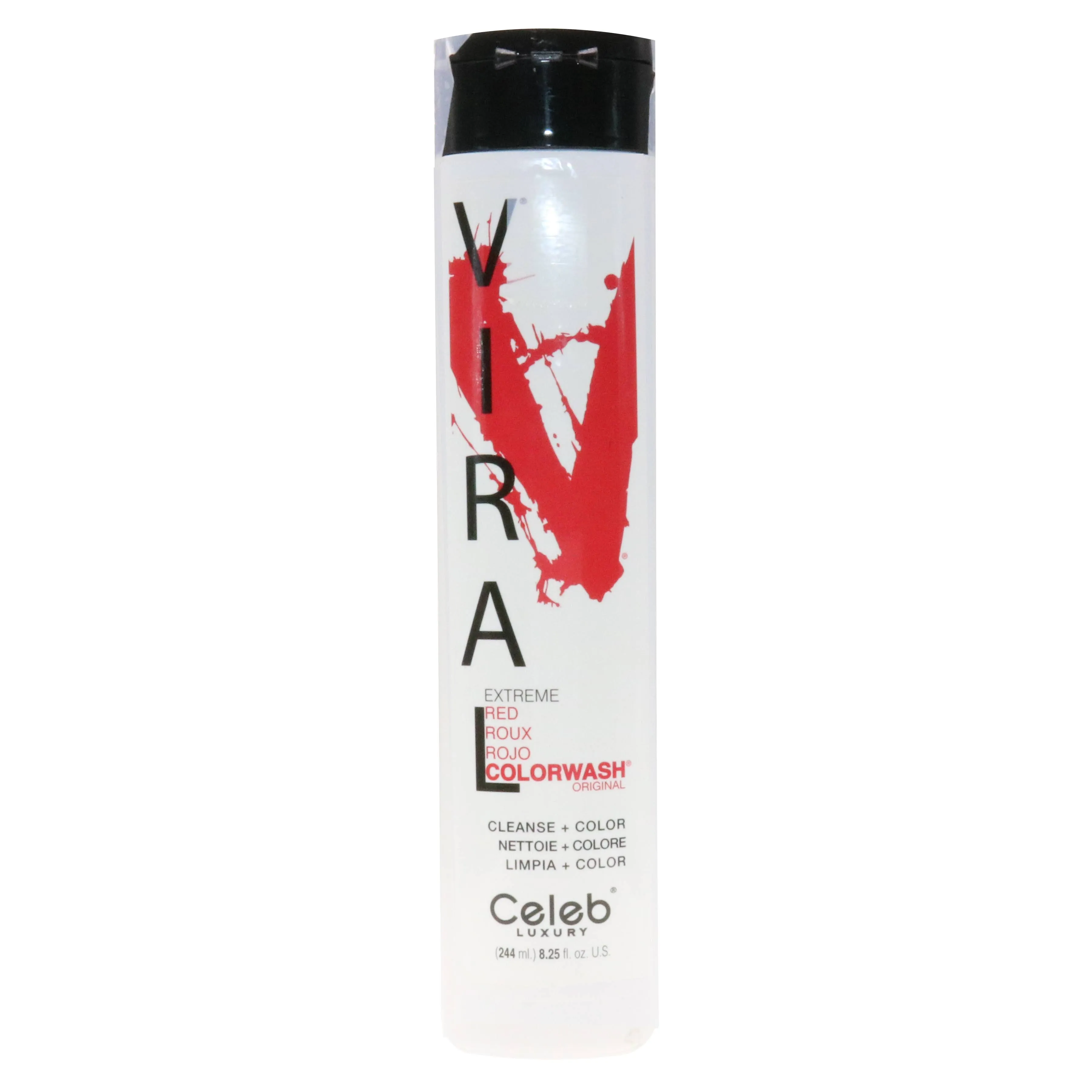 CELEB LUXURY by Celeb Luxury VIRAL COLORWASH EXTREME RED 8.25 OZ