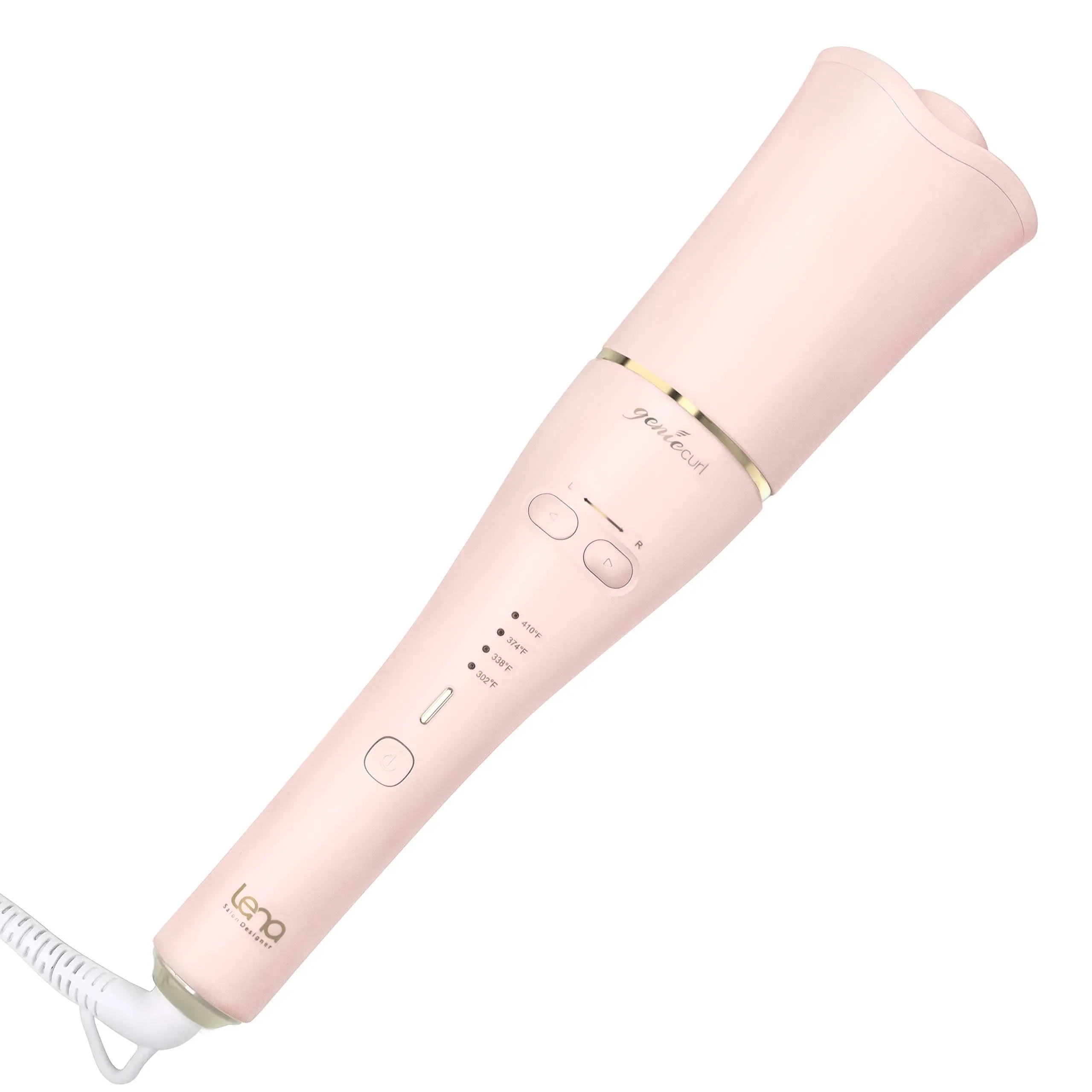 LENA Geniecurl Auto Hair Curling Wand with Ceramic Ionic Barrel and Smart Hair