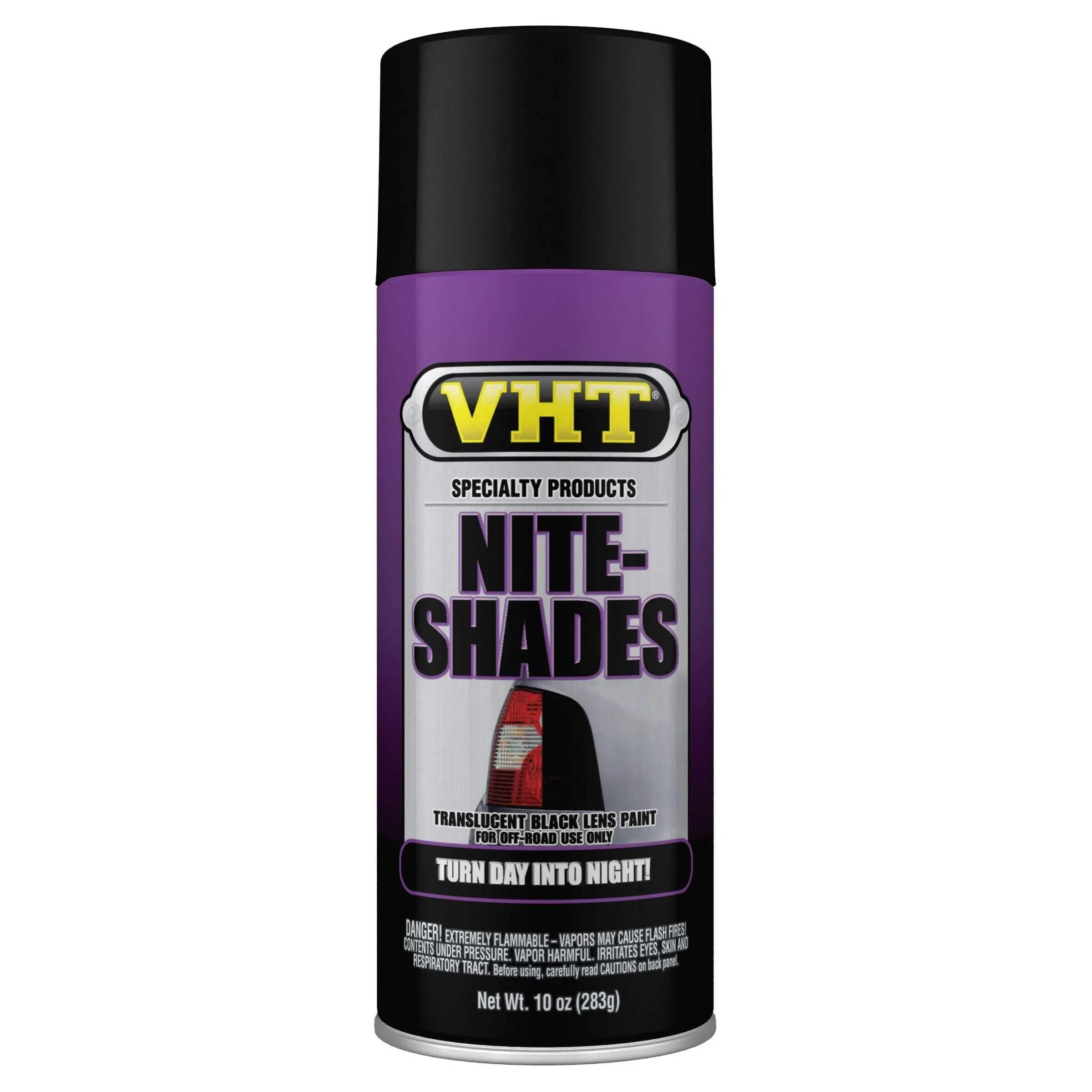 VHT.SP999 ® Nite-Shades™ Spray Paint, 11 oz Aerosol Can, Gloss Transparent Black, 1 hr Touch Curing