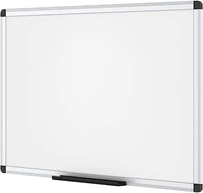 VIZ-PRO Magnetic Dry Erase Board, 48 X 24 Inches, Silver Aluminium FrameVIZ-PRO Magnetic Dry Erase Board, 48 X 24 Inches, Silver…