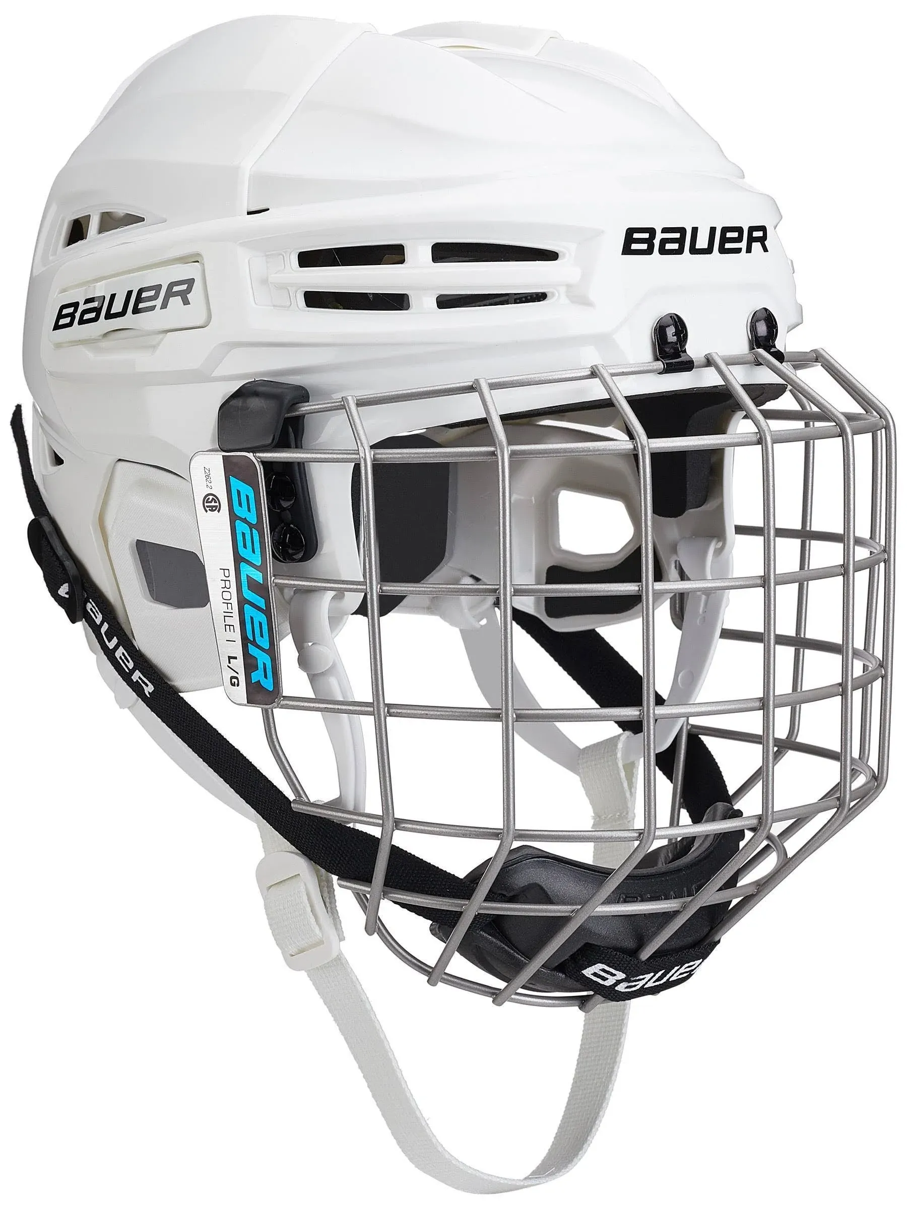 Bauer IMS 5.0 II Hockey Helmet Combo Large White