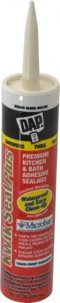 Dap 18519 10.1oz Biscuit Kwik Seal Plus Kitchen Bath Adhesive Sealant