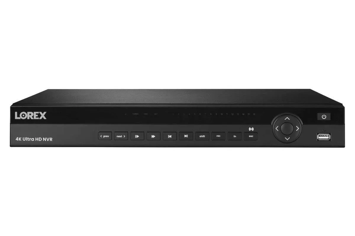 4K Ultra HD 32-Channel Security NVR with Lorex Cloud Connectivity and 8TB Hard Drive