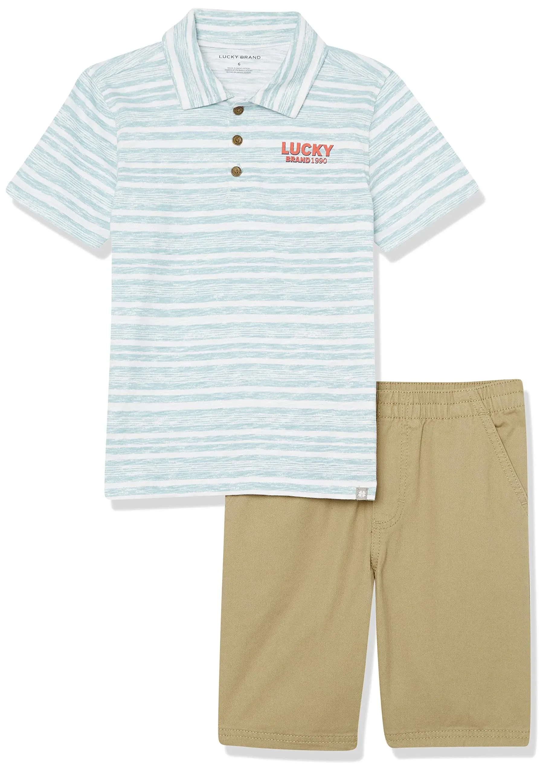 Lucky Brand Boys 2 Pieces Short Set