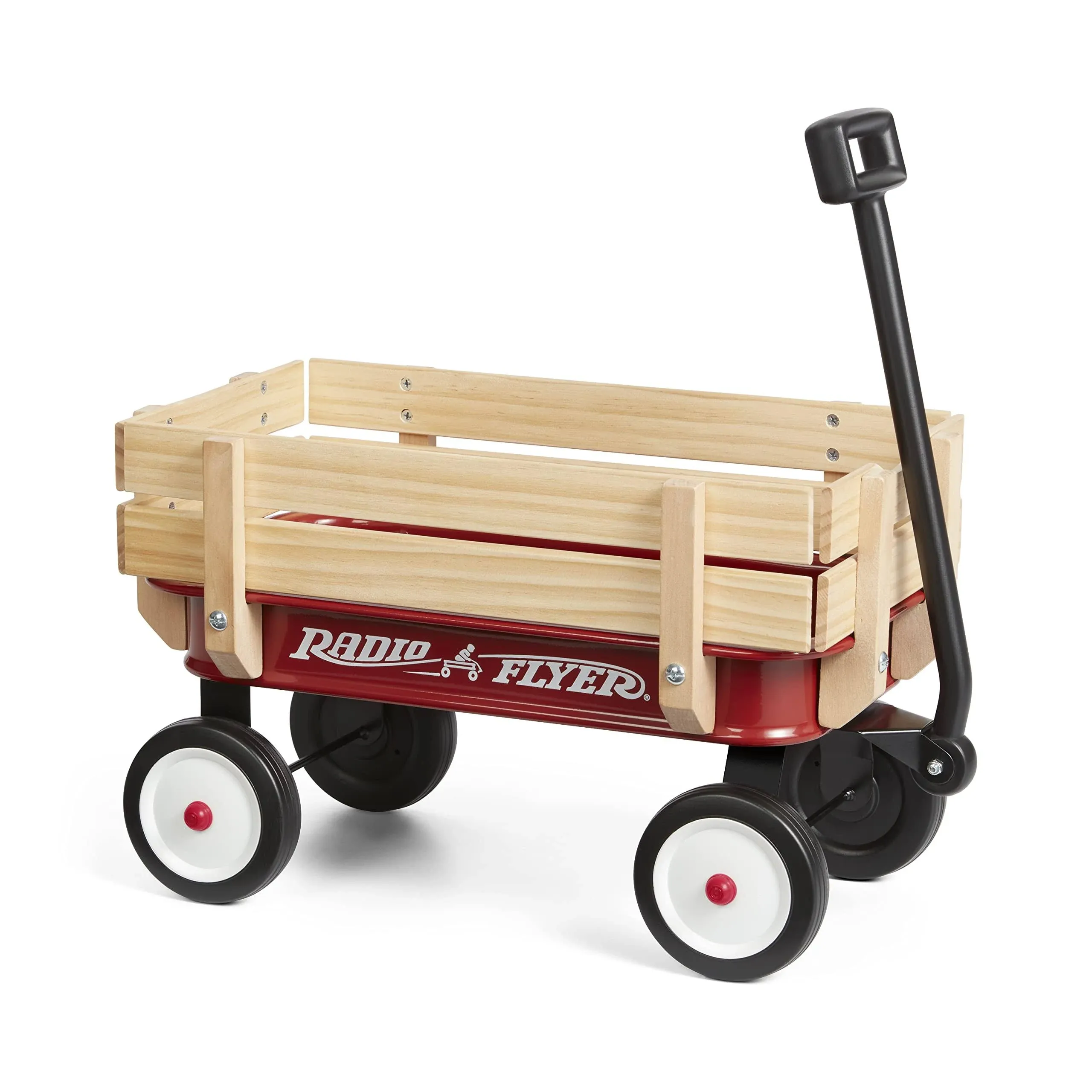 Radio Flyer W8Z My 1st Steel & Wood Wagon Toy Brown Box