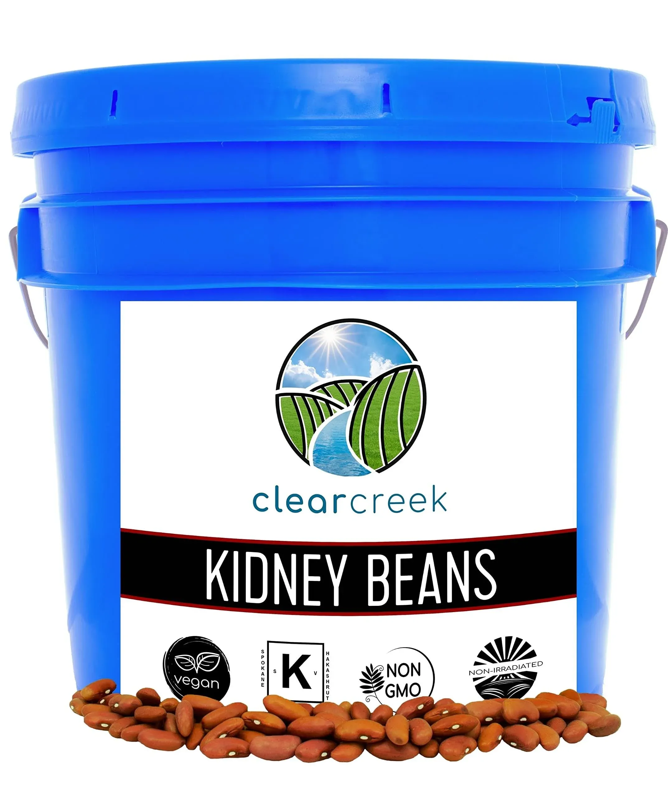 Clear Creek Kidney Beans 25 lbs Bucket