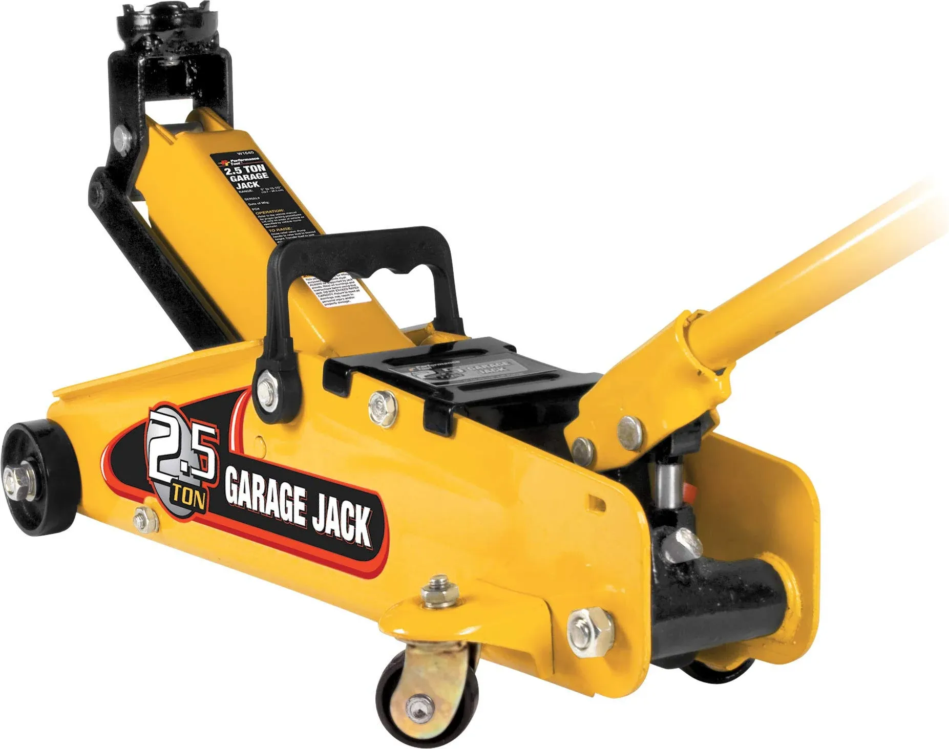 Performance Tool® W1640 - 2.5 t 5&quot; to 15-1/2&quot; Yellow Hydraulic Floor Jack