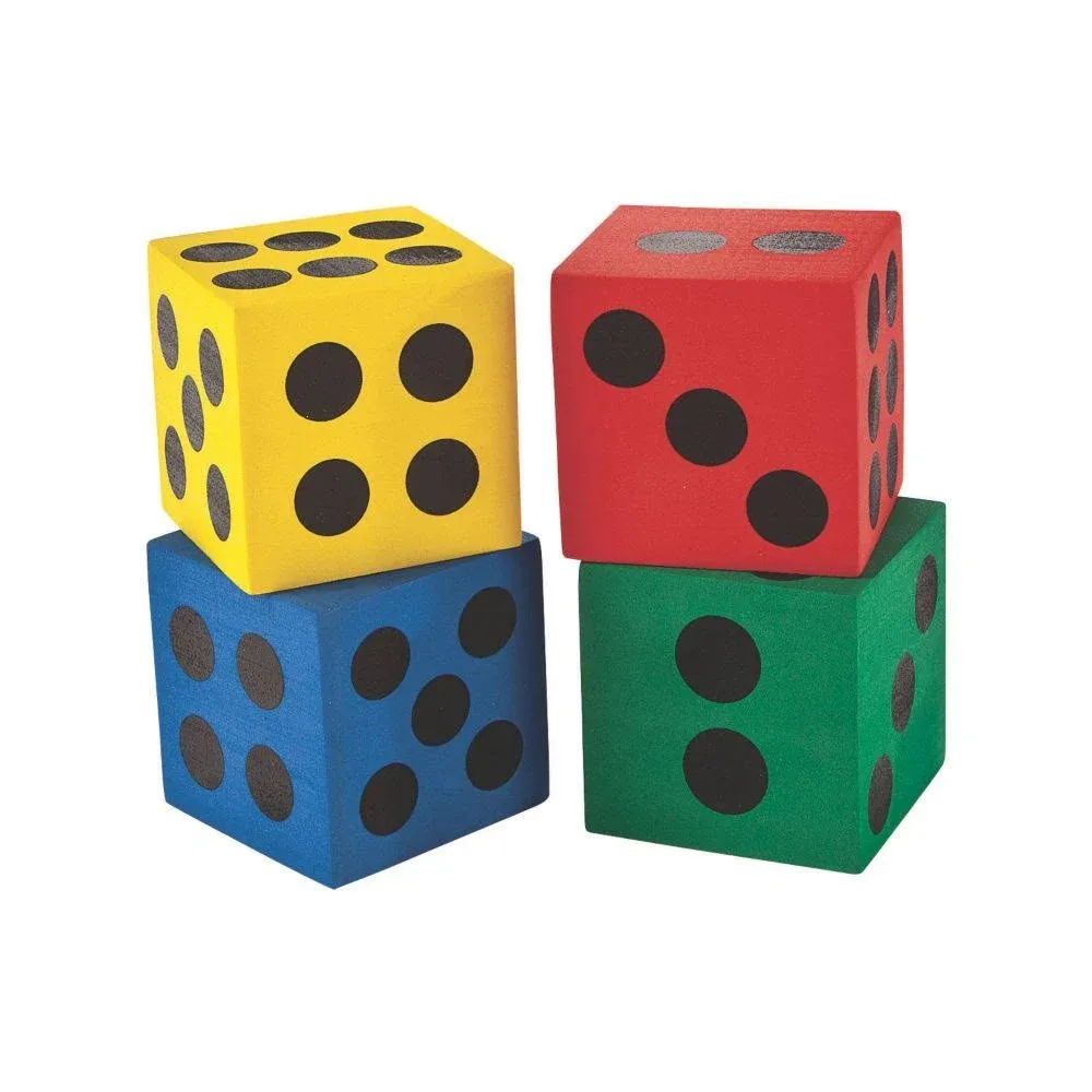 Fun Express Jumbo Foam Playing Dice