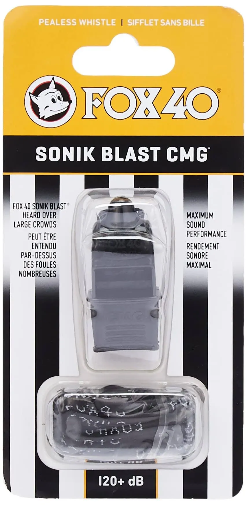 Fox 40 Sonik Blast CMG Pealess Safety Whistle 120 dB Green 9203-1408