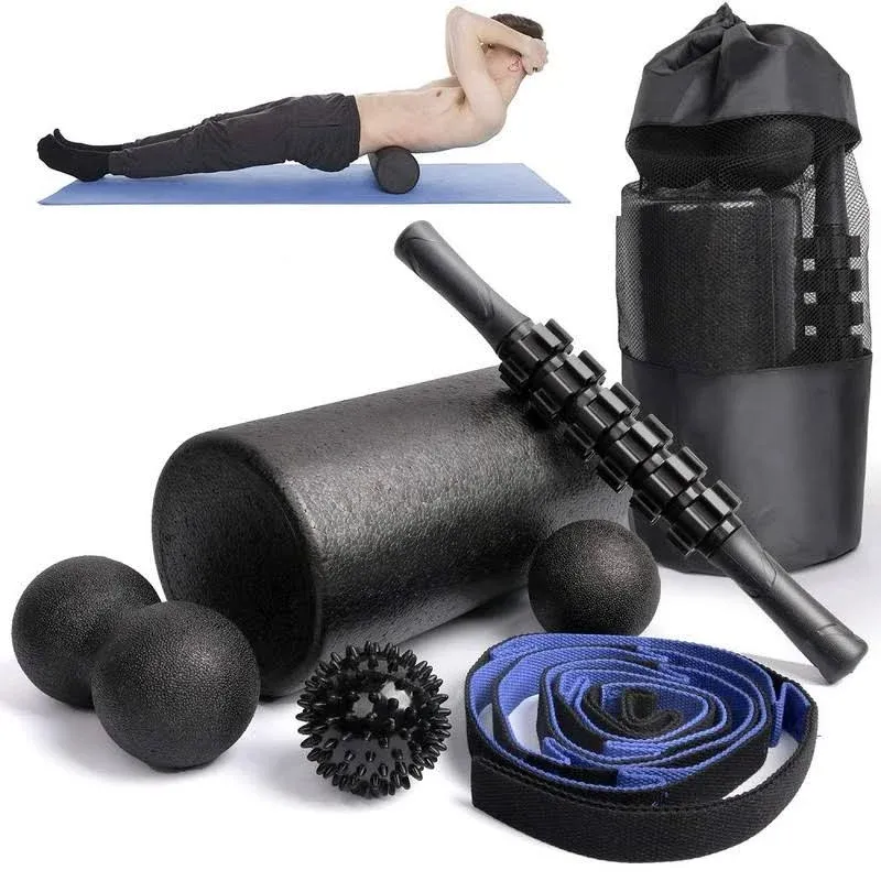 Foam Roller Set - High Density Back Roller Muscle Roller Stick2 Foot Fasciiti...