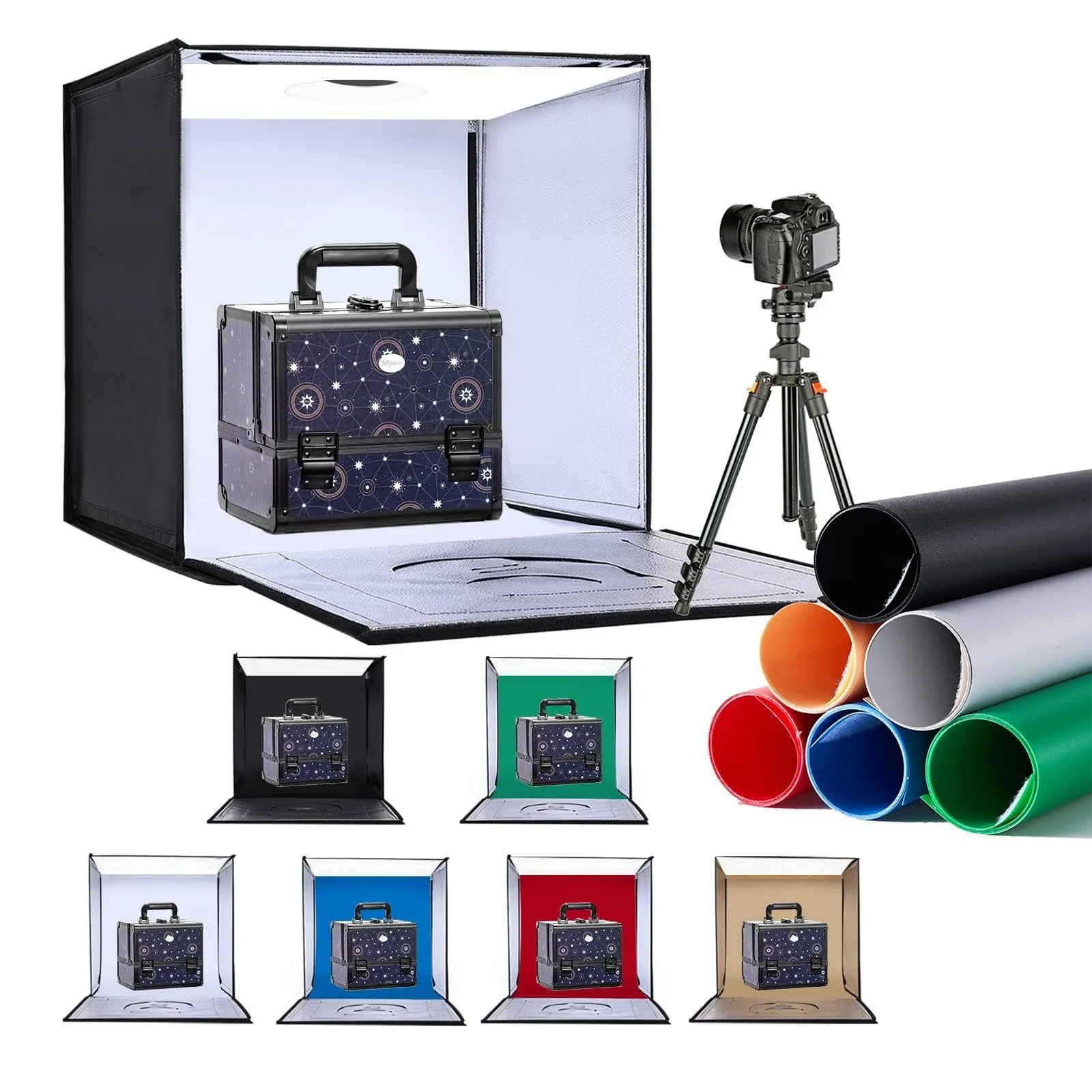 Zkeezm 24"x24" Foldable Light Box Photography