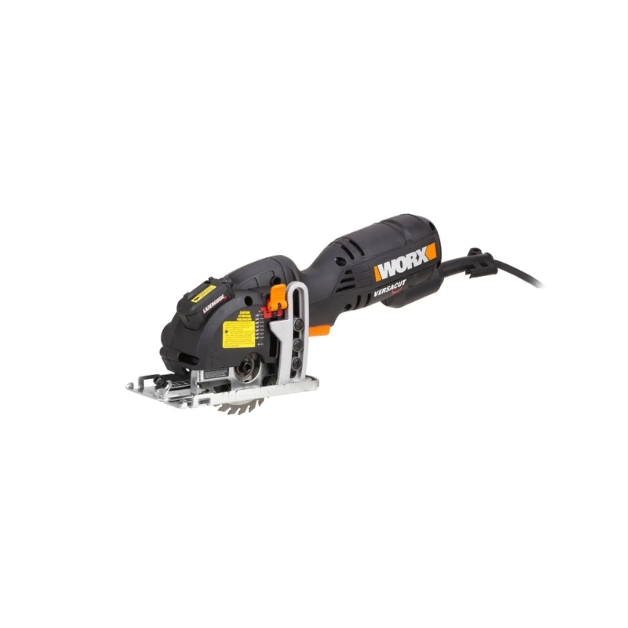 Worx WX420L Circular Saw, 3-3/8 in Dia Blade, 1-1/16 in D Cutting