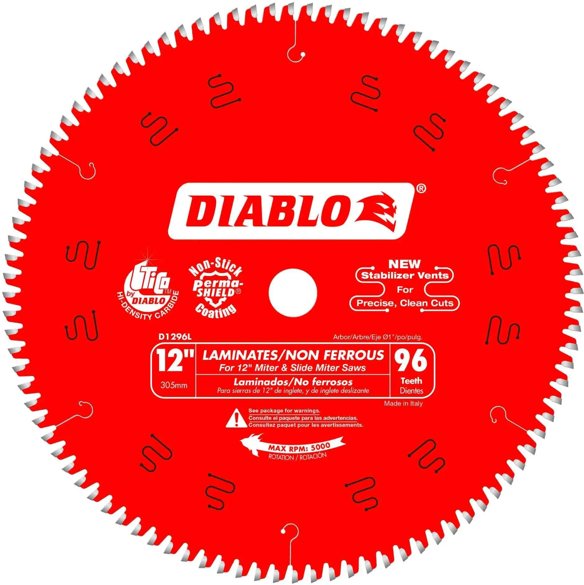 Diablo Circ Saw Blade 12- 96T Laminat