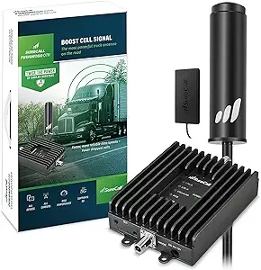 SureCall Fusion2Go OTR Cell Phone Signal Booster for Trucks, Work Vans, Fleets, Boosts 5G/4G LTE, Verizon AT&T Sprint T-Mobile, Large Vehicle RV Trailer, Multi-User, FCC Approved, USA Company