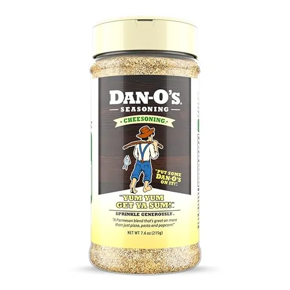 Dan-O&#039;s Cheesoning Seasoning | Medium Bottle | 1 Pack (7.6 oz)